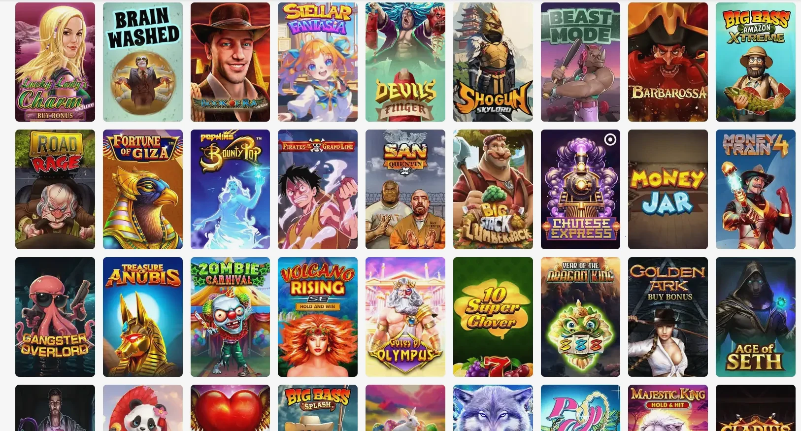 Icebet Casino Spielkatalog Übersicht